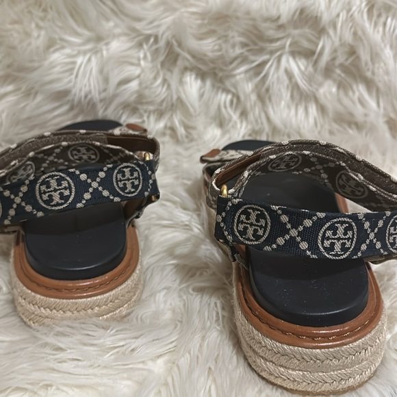 Tory Burch T Monogram Rope Sandal - Picture 5 of 5
